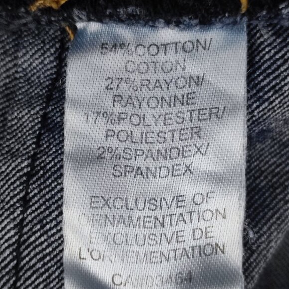 Democracy jeggings women's size 8 ink blue Jean "Ab"Solution stretchy - Picture 7 of 12